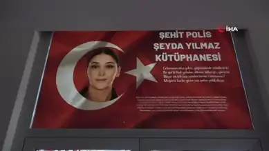Şehit Polis Anısına Kütüphane Açıldı