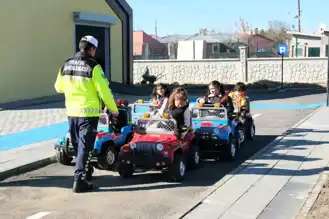 Doğu Anadolu'da Miniklere Trafik Eğitimi