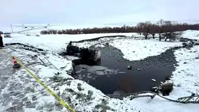 Ağrı Tutak'ta Tanker Kazası: Sürücü Yaralı