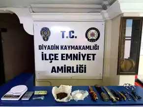 Ağrı Diyadin'de Uyuşturucu Operasyonu: 1 Gözaltı