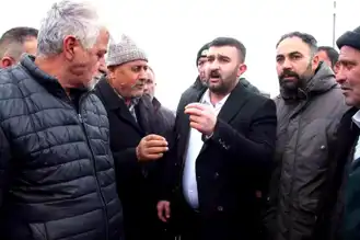 Ağrı Ticaret Borsası Başkanı Ömer Yıldırım Hayvan Borsası'nda
