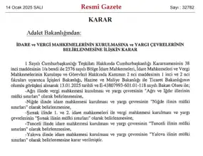 Yeni İdare ve Vergi Mahkemeleri Açılıyor!